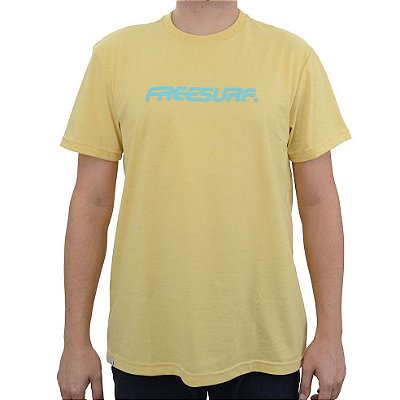 Camiseta Masculina Freesurf MC Amarelo - 110405