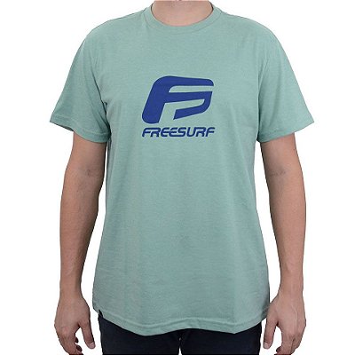 Camiseta Masculina Freesurf MC Classic Verde - 110405