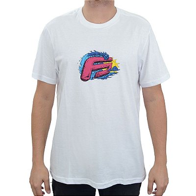Camiseta Masculina Freesurf MC Logo Branco - 110407