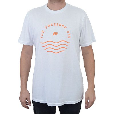 Camiseta Freesurf Masculina MC Sunset Branca - 110405451