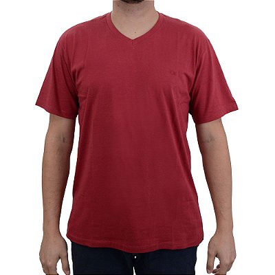 Camiseta Masculina Ogochi Slim Essencial Vermelha - 0060
