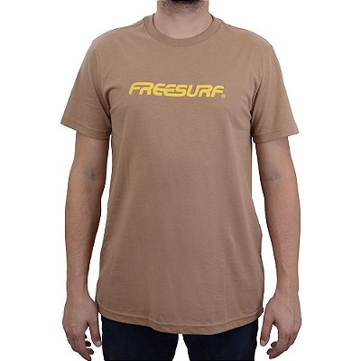 Camiseta Masculina Freesurf MC Marrom - 110405440