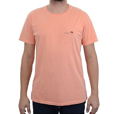 Camiseta Masculina Freesurf MC Sunset Laranja - 110408289