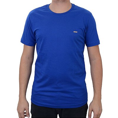 Camiseta Masculina King&Joe Slim Royal Azul - CA21001