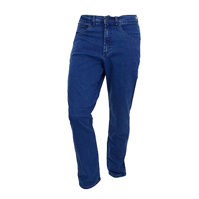 Calça Jeans Masculina Pierre Cardin Classica Azul Médio - 467P34