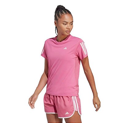Camiseta Feminina Adidas Own The Run Rosa - IL4128