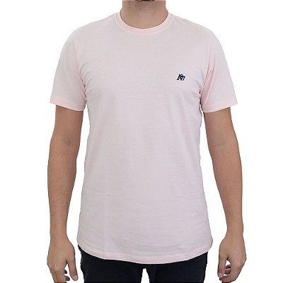 Camiseta Masculina Aeropostale MC A87 Rosa Claro - 8790101-1