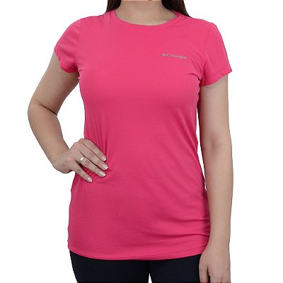 Camiseta Feminina Columbia MC Neblina Rosa - 3204