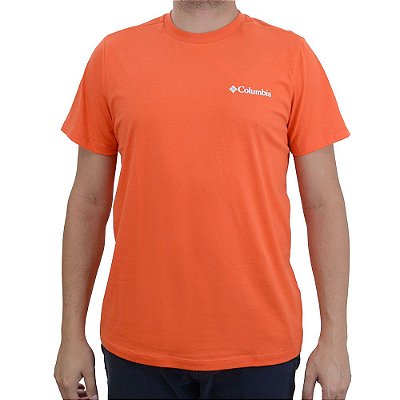 Camiseta Masculina Columbia MC Basic Laranja - 3203