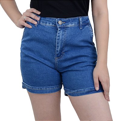 Shorts Jeans Feminino Sawary Azul - 275788