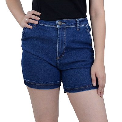Shorts Jeans Feminino Sawary Azul - 275739