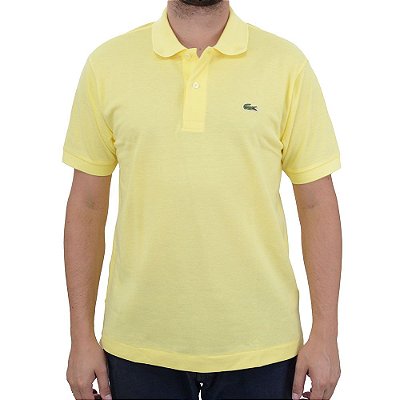 Camisa Polo Masculina Lacoste Classic Fit Amarela - L121223