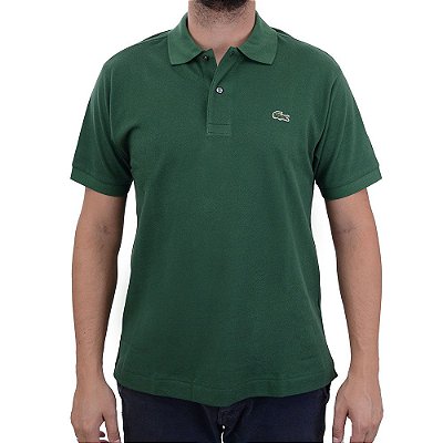 Camisa Polo Masculina Lacoste Classic Fit Verde - L121223