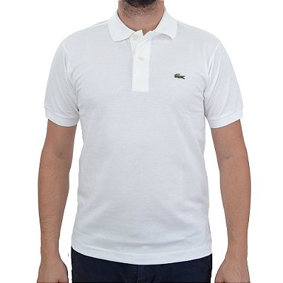 Camisa Polo Masculina Lacoste Classic Fit Branca - L121223