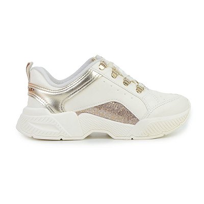 Tênis Infantil Feminino Pink Cats Torvy Branco - V4631