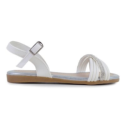 Sandália Infantil Feminino Pampili Mili Branco - 642077