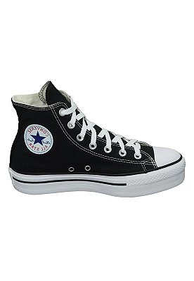 Tênis Unissex Converse All Star Lift Platform Preto - CT0494