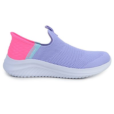 Tênis Infantil Feminino Skechers Ultra Flex 3.0 Lilás - 3038