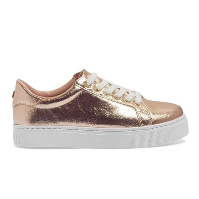 Tênis Feminino Santa Lolla Crinkle Dourado - 01AC