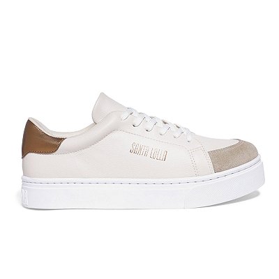 Tênis Feminino Santa Lolla Casual Linho Bege - 01AC