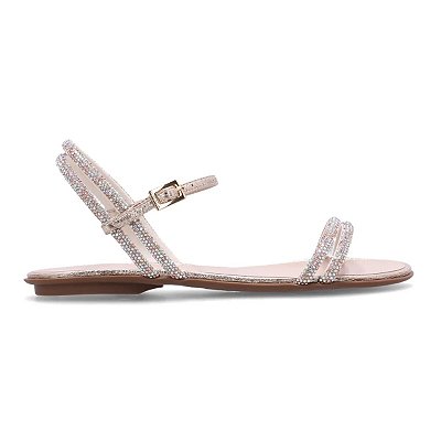 Sandália Feminina Luz da Lua Strass Dourada - 52210052