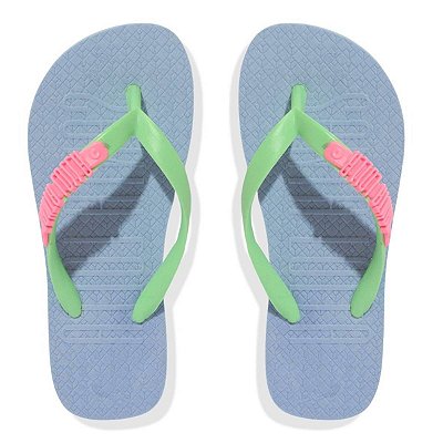Chinelo Infantil Feminino Santa Lolla Azul Gellato - 0500