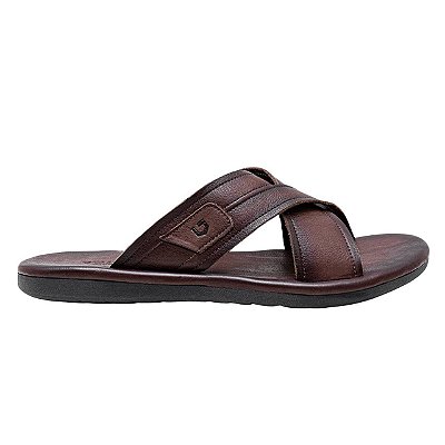 Chinelo Masculino Democrata Easy Zion Marrom Café - 015142