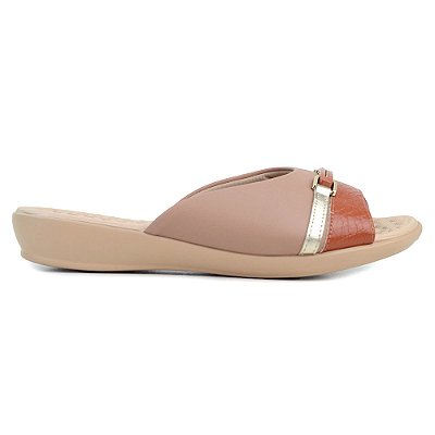 Tamanco Feminino Piccadilly Bege - 500375
