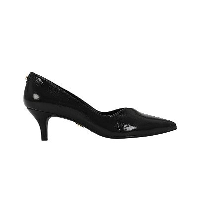 Scarpin Feminino Jorge Bischoff Salto Fino Preto - J19804