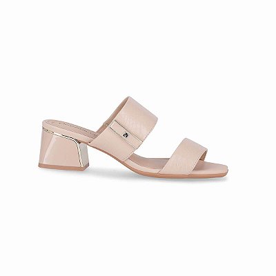 Tamanco Feminino Piccadilly Salto Médio Rose - 543081