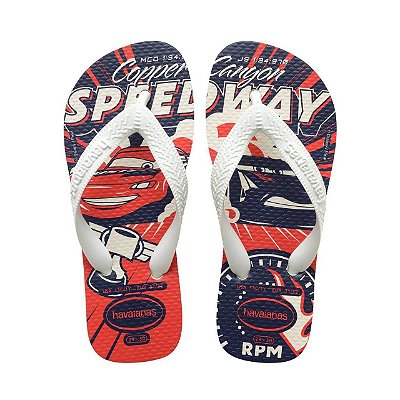 Chinelo Infantil Masculino Havaianas Kids Car Branco 4123463