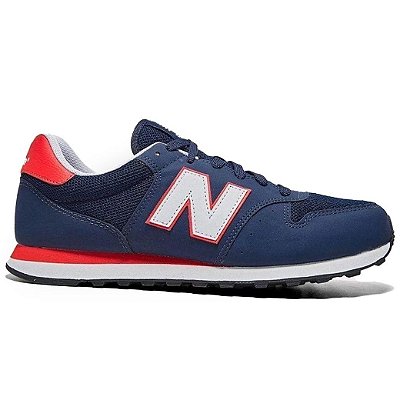 Tênis Masculino New Balance 500 V2 Azul Marinho - GM500DA2