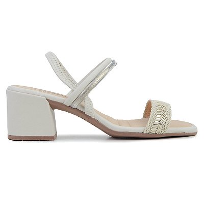 Sandália Feminina Mississipi Branca - MB122
