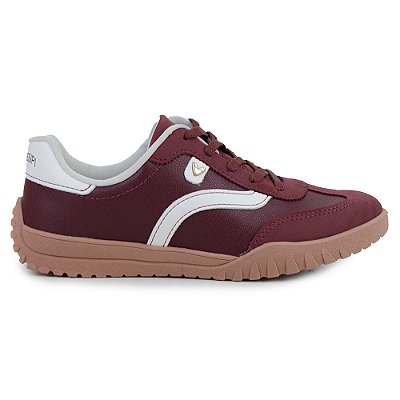 Tênis Feminino Mississipi Casual Foggia Rubro Bordô - ME271