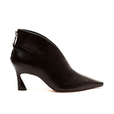 Bota Feminina Cecconello New Venetto Couro Preta - 2642001