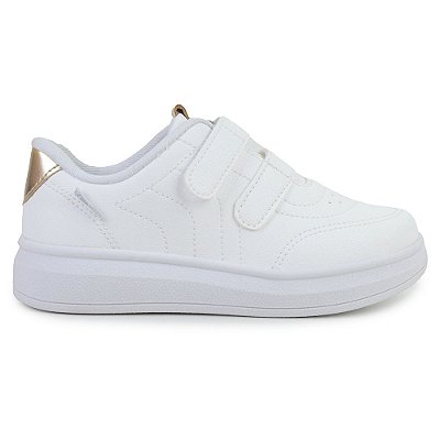 Tênis Infantil Feminino Pink Cats Vercelli Branco - V5005