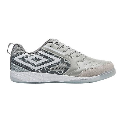 Chuteira Masculina Umbro Salão Pro 5 Bump Cinza - U01FB041