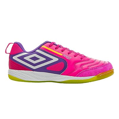 Chuteira Adulto Umbro Salão Pro 5 Bump Rosa - U01FB0