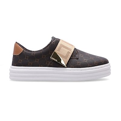 Tênis Feminino Luz da Lua Saara Marrom Mocca - 6023000