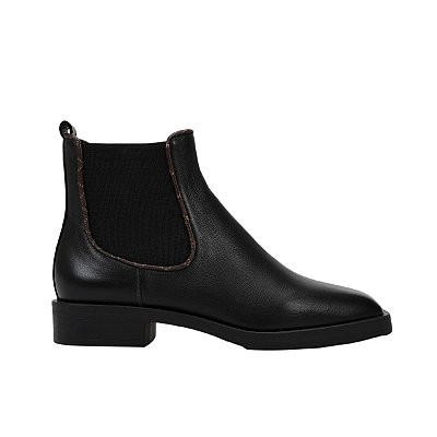 Bota Feminina Jorge Bischoff Cano Baixo Preta - J23865