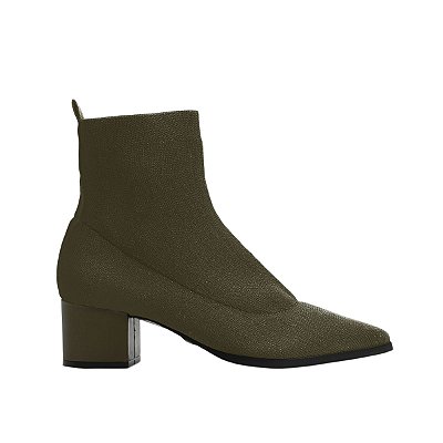 Bota Feminina Jorge Bischoff Knit Verde Militar - J10795