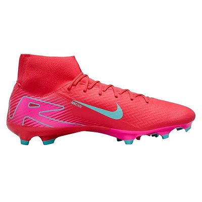 Chuteira Mascuina Nike Campo ZM Superfly 10 FG e MG Rosa - FQ14