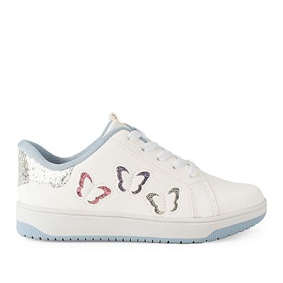 Tênis Infantil Feminino Pink Cats Vercelli Branco - V5421