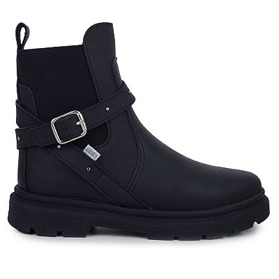 Bota Infantil Feminina Klin London Preta - 36600