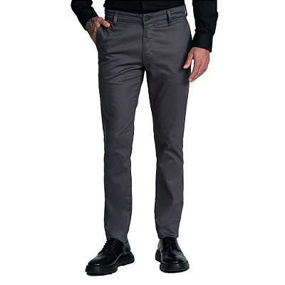 Calça Sarja Masculina Docthos Slim Cinza - 1100