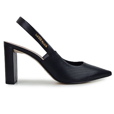 Scarpin Feminino Luz da Lua Preto - 8023