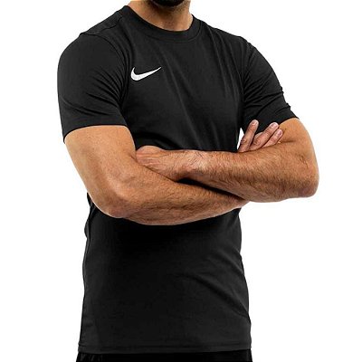 Camiseta Masculina Nike Slim Dry Fit Preta - BV67