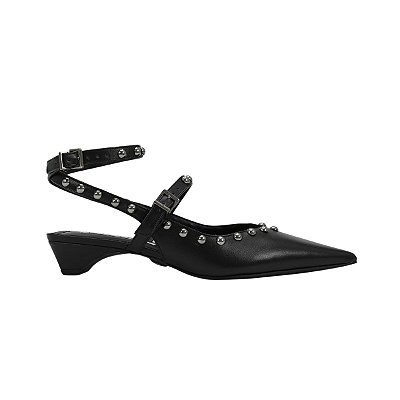 Scarpin Feminino Jorge Bischoff Slingback Preto - J22214