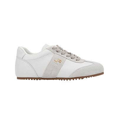 Tênis Feminino Jorge Bischoff Casual Couro Bege - J23634