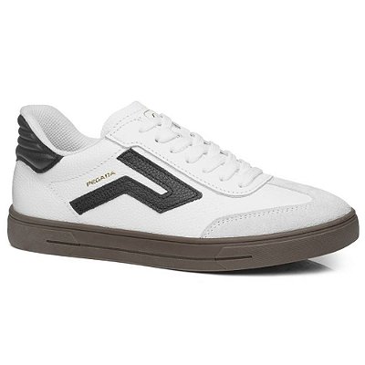 Tênis Feminino Pegada Casual Couro Branco - 2111